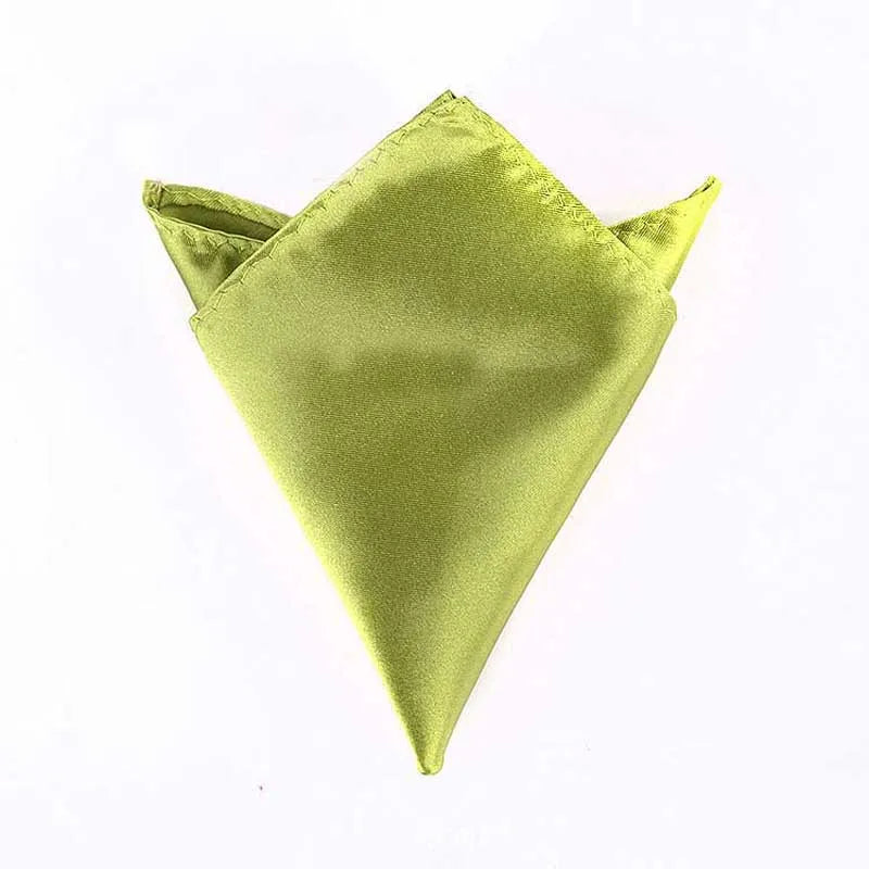Satin Handkerchief For Men Candy Color Mens Suits Pocket Square Business Chest Towel Hanky Suit Napkin Solid  Sale