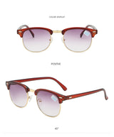 Men Women Students Myopia Sunglasses Metal Half Frame Nearsighted Gray Lens Glasses -0.5 -1 -1.5 -2 -2.5 -3 -3.5 -4 -4.5 -5 -6
