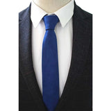 JEMYGINS Original High Quality Cotton 2.4'' Skinny Plaid Solid Cashmere Tie Wool Men Neck Tie For Youth Working Meeting