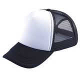 1 Piece Custom Logo Mesh Hats Men's Relaxation Hat Cheap Adult Adjustable Polyester Baseball Caps Students Hat Free Design
