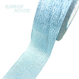 (25 yards/lot) Sky Blue polyester ribbon Christmas packaging ribbon high-grade quality squares ribbons 6/10/20/25/40mm