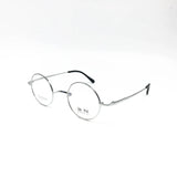 Pure Titanium Vintage 45mm Small Round Eyeglass Frames Full Rim Rx able Glasses
