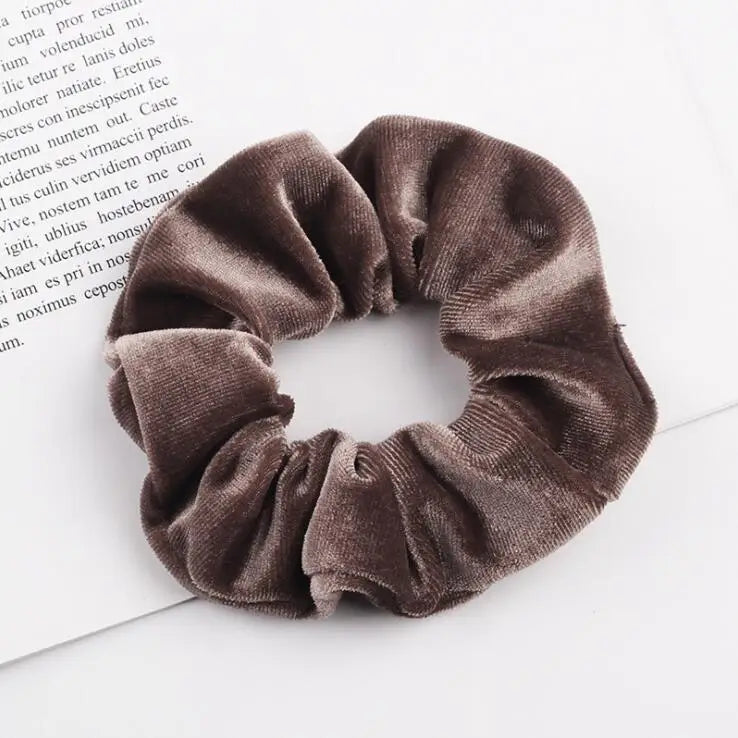 Velvet Scrunchie Women Girls Elastic Hair Rubber Bands Accessories Gum For Women Tie Hair Ring Rope Ponytail Holder Headdress