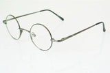 60s Vintage 38mm small Round Eyeglass Frames Spring Hinges myopia Rx able Glasses Spectacles come with Customed clear lenses