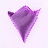 Satin Handkerchief For Men Candy Color Mens Suits Pocket Square Business Chest Towel Hanky Suit Napkin Solid  Sale