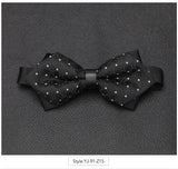 Men Bowtie Newest Butterfly Knot Mens Accessories Luxurious Bow Tie Black Cravat Formal Commercial Suit Wedding Ceremony Ties