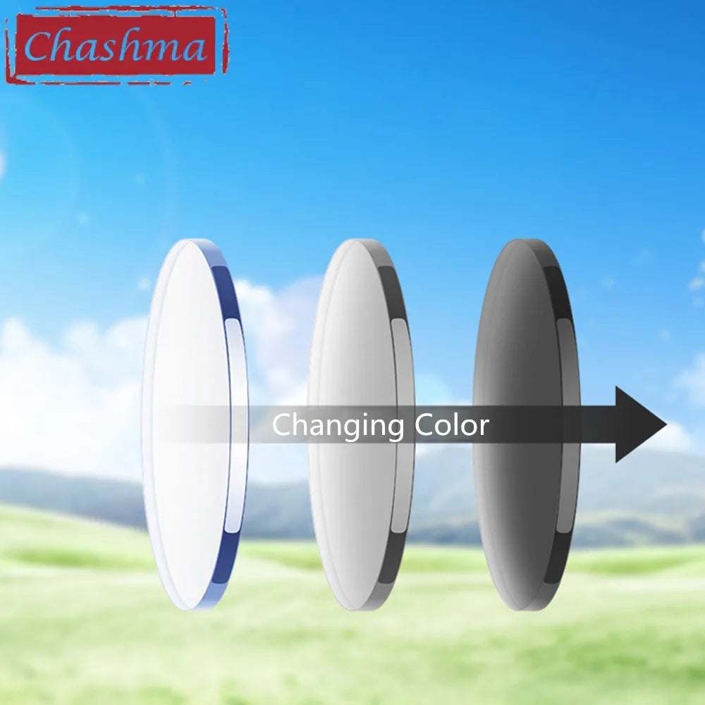 Eye Lens Photochromic Anti Blue Ray lentes hombre Black Lenses for Eyes Prescription 1.56 index 1.61 Thin 1.67 Degree Glass