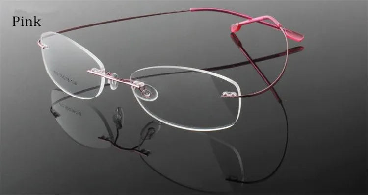 Titanium Eyewear armacao para oculos de grau Frameless Titanium Alloy Eye Glasses Frame Optical Glasses Frames for Women and Men