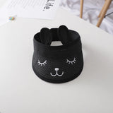 Cartoon Floppy Sun Hat for Kids Summer Beach Cap Sunshade Visor Top Unisex Baby Girl Boy Children's Sun Protection Accessory