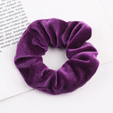 Velvet Scrunchie Women Girls Elastic Hair Rubber Bands Accessories Gum For Women Tie Hair Ring Rope Ponytail Holder Headdress