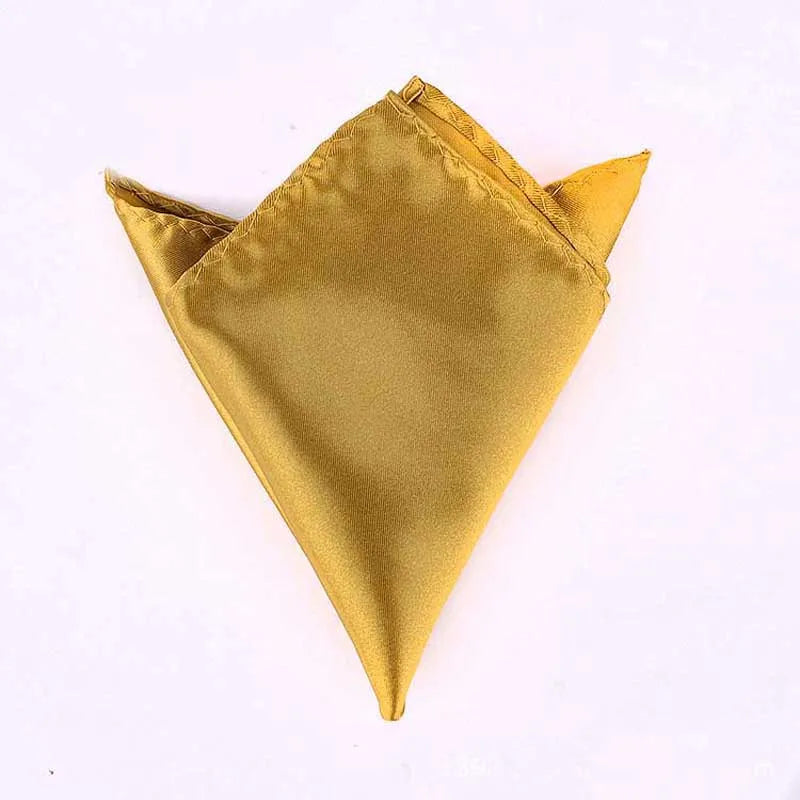 Satin Handkerchief For Men Candy Color Mens Suits Pocket Square Business Chest Towel Hanky Suit Napkin Solid  Sale