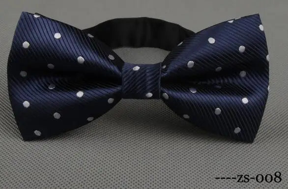 RBOCOTT Men's Bow Tie Gold Paisley Bowtie Business Wedding Bowknot Dot Blue And Black Bow Ties For Groom Party Accessories