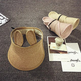 Cartoon Floppy Sun Hat for Kids Summer Beach Cap Sunshade Visor Top Unisex Baby Girl Boy Children's Sun Protection Accessory