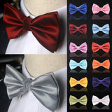 Mens Adult Bowtie Classic Fashion Wedding Party Formal Satin gift Plaids Multicolor Adjust Neck Bow tie Gravata New Clip-On