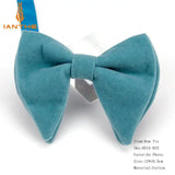 Men's Big Bow Ties For Women Men Micro Suede Bowtie Candy Solid Corduroy Butterfly Soft Lithe Gravata Wedding Party Tie Bowknot