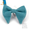 Men's Big Bow Ties For Women Men Micro Suede Bowtie Candy Solid Corduroy Butterfly Soft Lithe Gravata Wedding Party Tie Bowknot