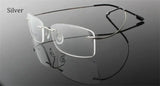 Titanium Eyewear armacao para oculos de grau Frameless Titanium Alloy Eye Glasses Frame Optical Glasses Frames for Women and Men