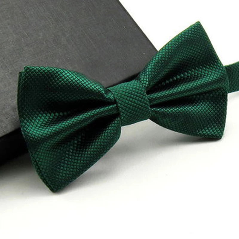 Mens Adult Bowtie Classic Fashion Wedding Party Formal Satin gift Plaids Multicolor Adjust Neck Bow tie Gravata New Clip-On