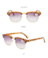 Men Women Students Myopia Sunglasses Metal Half Frame Nearsighted Gray Lens Glasses -0.5 -1 -1.5 -2 -2.5 -3 -3.5 -4 -4.5 -5 -6
