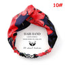 Korean Style Summer Lovely Hairband Women Hair Accessories Turban Twist Cross Headwrap Girl Floral Elastic Knotted Headwear