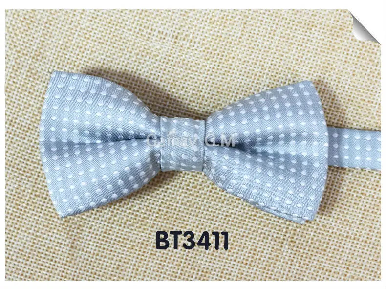 NEW Dots Children Bowtie Fashion Neckwear Adjustable Unisex Bow Tie for Boy and Girl Polyester Pre-Tied