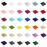 Satin Handkerchief For Men Candy Color Mens Suits Pocket Square Business Chest Towel Hanky Suit Napkin Solid  Sale