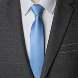 Men Necktie Zipper Lazy Tie Fashion Solid 6cm Ties Business for Man Gravatas Handkerchief Bowtie Mens Wedding Shirt Accessories