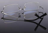 Handoer Men Eyeglasses Frame Pure Titanium Optical Glasses Prescription Spectacles Full Rim Eyewear Metal Frame Glasses Frame