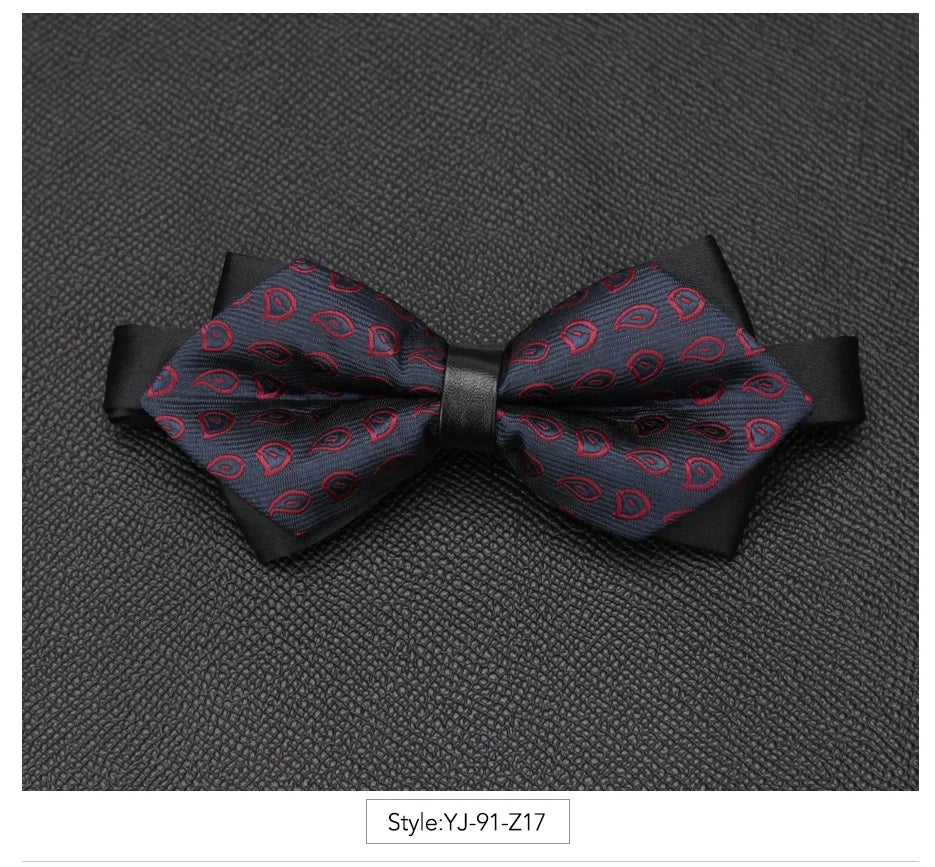 Men Bowtie Newest Butterfly Knot Mens Accessories Luxurious Bow Tie Black Cravat Formal Commercial Suit Wedding Ceremony Ties