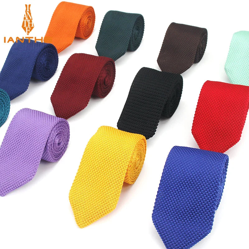 Luxury Men's Anchor Woven Pattern Ties for Men's Slim Neckties Polyester Jacquard Skinny Neck Tie Wedding Corbata Gravata Ties