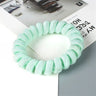 High Elasticity Telephone Coil Hairbands Women Spiral Hair Ties Girls Hair Rings Rope Solid Color Hair Accessories Gum Scrunchy