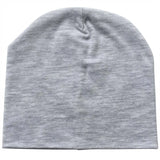 Cotton Newborn Baby Hat Girl Boy Cap Newborn 0-2Years Kids Beanie Candy Color White Black Cotton Casual Nightcap Children Cap