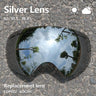 Sunny Cloudy Lens for ski goggles GOG-201 anti-fog UV400 large spherical ski glasses snow goggles eyewear lenses(Only Lens)
