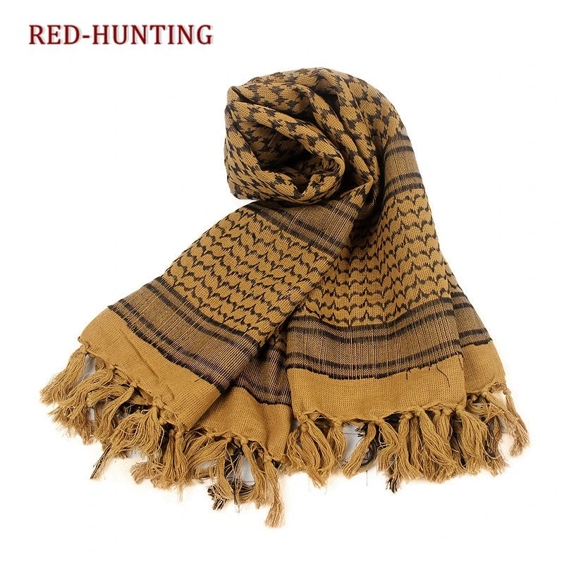 Military Scarf Military Camping Army Tactics Scarf Windproof Dustproof Outdoor Sport Scarf Cotton Wargame Scarves