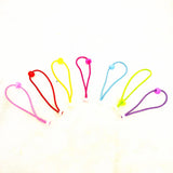 Korean Fashion Elastic Hair Bands DIY Flower Hairband Round Hoop Cute Ribbon Ball Scrunchies 100Pcs/Lot Girls Hair Accessories
