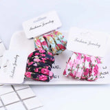 6PCS/Sett Cute Girls Elastic Hair Bands Scrunchies Ponytail Holder Rubber Bands Hair Ties Sweet Kids Hair Rope Hair Accessories