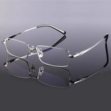 Full Rim Pure Titanium Eyeglasses Frame for Men Optical Glasses Frame Prescription Eyewear Spectacles 9867 Alloy Fashion Frame