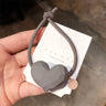 Girls Cute Heart Elastic Hair Bands Korean Hair Ties Hair Bow  Scrunchies Rubber Ponytail Holder Women Hair Accessories