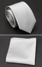 XGVOKH Men Tie Cravat Set Fashion Wedding Ties for Men Hanky Necktie Dot Striped Gravata Jacquard Tie Social Party Accessories
