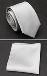 XGVOKH Men Tie Cravat Set Fashion Wedding Ties for Men Hanky Necktie Dot Striped Gravata Jacquard Tie Social Party Accessories