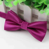 Children Polyester Bowtie Classic Solid Color Butterfly Wedding Party Necktie Kid Suit Tuxedo Dicky Pet Bow Tie