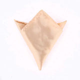 Satin Handkerchief For Men Candy Color Mens Suits Pocket Square Business Chest Towel Hanky Suit Napkin Solid  Sale