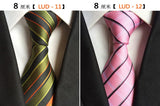 68 Colors NEW 8cm Tie for Man  Tie Luxury Striped Flower Business Neck Tie Suit Cravat Wedding Party Necktie Men Gift