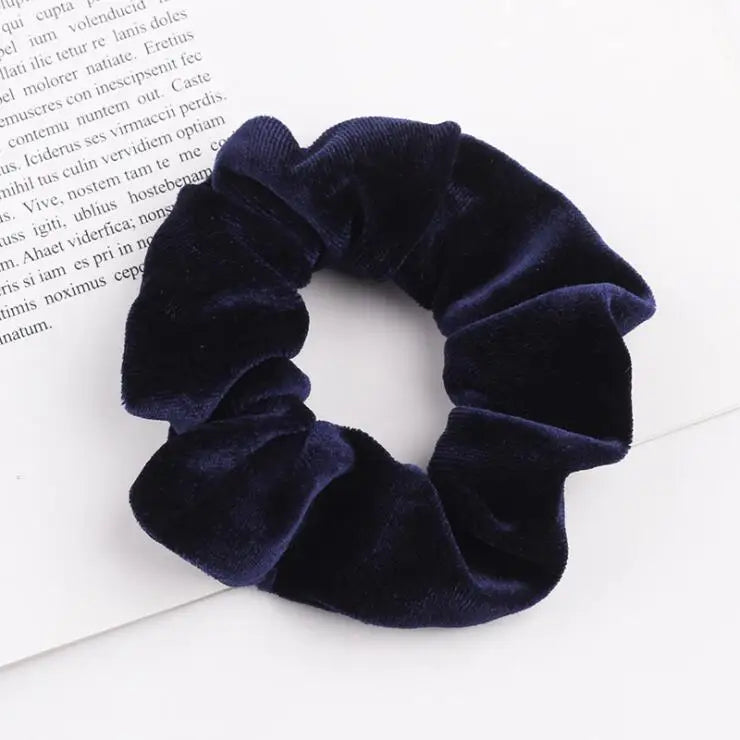 Velvet Scrunchie Women Girls Elastic Hair Rubber Bands Accessories Gum For Women Tie Hair Ring Rope Ponytail Holder Headdress