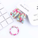 6PCS/Sett Cute Girls Elastic Hair Bands Scrunchies Ponytail Holder Rubber Bands Hair Ties Sweet Kids Hair Rope Hair Accessories
