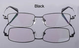 Handoer Men Eyeglasses Frame Pure Titanium Optical Glasses Prescription Spectacles Full Rim Eyewear Metal Frame Glasses Frame