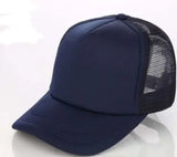 1 Piece Custom Logo Mesh Hats Men's Relaxation Hat Cheap Adult Adjustable Polyester Baseball Caps Students Hat Free Design