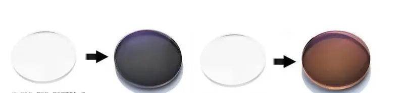 Photochromic Glasses Lenses Prescription Myopia Lenses Optical Lenses Light Sensitive Lenses Transition eyeglasses Lenses Grey