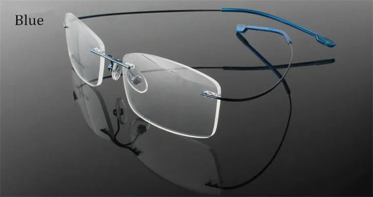 Titanium Eyewear armacao para oculos de grau Frameless Titanium Alloy Eye Glasses Frame Optical Glasses Frames for Women and Men