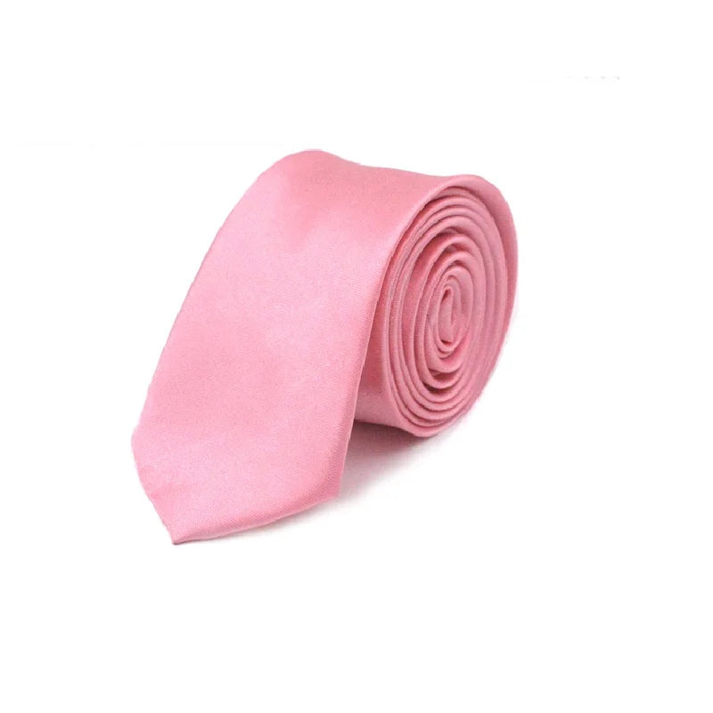 Solid Neck tie for men Gravata Slim ties narrow necktie 5cm width Cravat Mariage Gift Polyester 36 colors